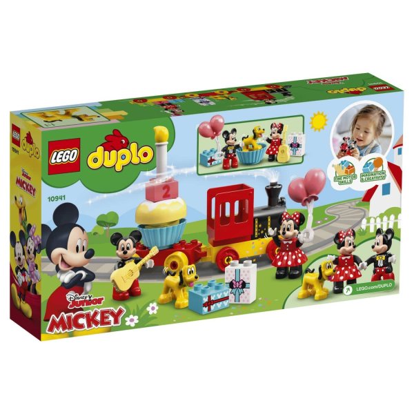 LEGO Конструктор DUPLO "Праздничный поезд Микки и Минни"