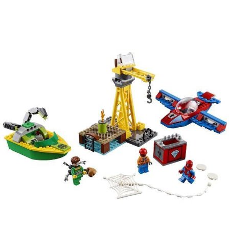 Lego Конструктор Супер Герои Человек-паук: Похищение бриллиантов Доктором Осьминогом