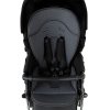 ROAN Коляска 2 в1 Bass Next Classic короб+прогул.(2 места)14d  (Caviar/Black/руч.Black)