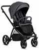 Tutis Коляска 2 в 1 Mio Eco Leather / цвет Dark Grey (темно-серый)