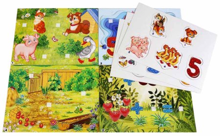 Умка Развивающая игра с липучками «Считай-ка»