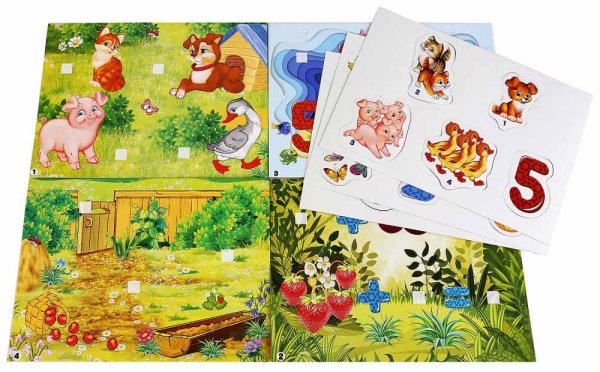 Умка Развивающая игра с липучками «Считай-ка»
