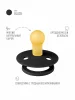 Пустышка латексная BIBS Colour - Layl - Black/Gold, 0+ месяцев.