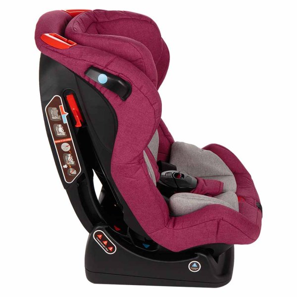 Leader Kids Автокресло Averso 0-1-2 гр (0-25 кг), цвет / Berry (ягодный)