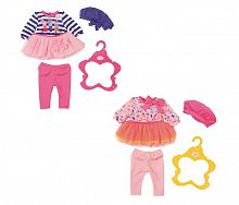 Zapf Creation Комплект одежды "В погоне за модой" для куклы Baby born 43 см