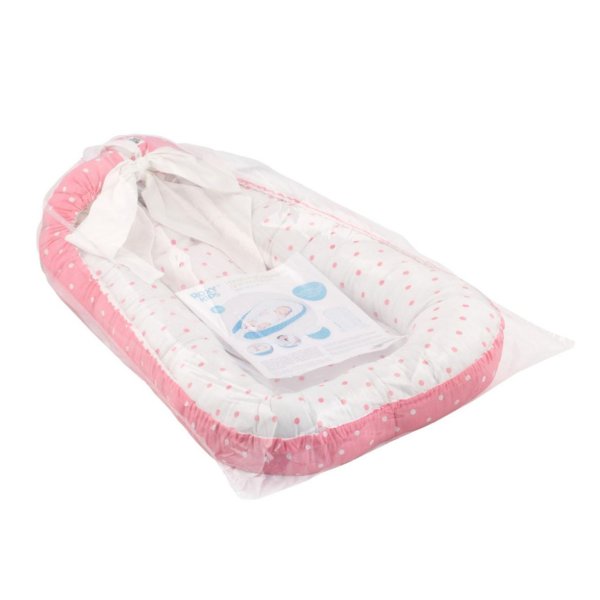 Roxy-kids Кокон-гнездо для новорожденных / цвет розовый