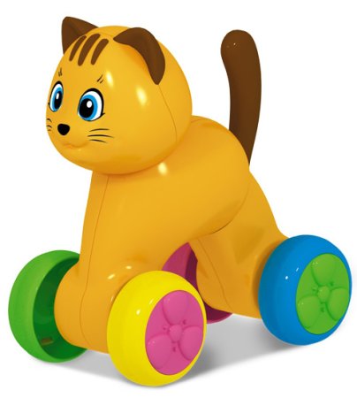 Stellar Игрушка-покатушка "Веселый котик"
