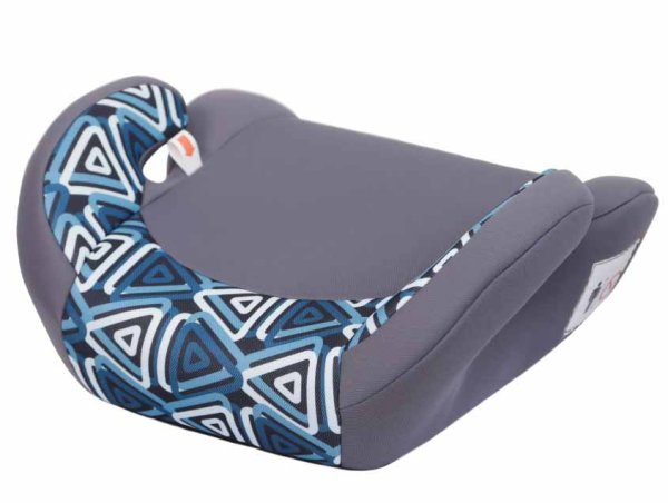 Zlatek Бустер для детей "Raft" мозаик (22-36 кг) / цвет серый + принт