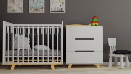 Incanto Комод Anniken 800/3 / цвет белый-бук