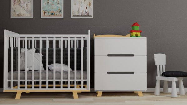 Incanto Комод Anniken 800/3 / цвет белый-бук