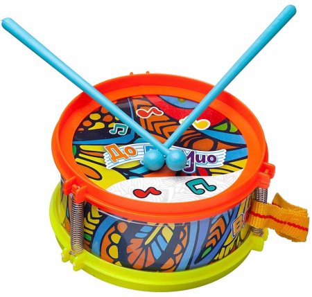 ABtoys Набор музыкальных инструментов: маракасы, бубен, барабан, дудка