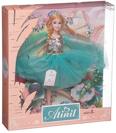 Junfa Кукла Солнечный день Atinil, с аксессуарами, 28 см