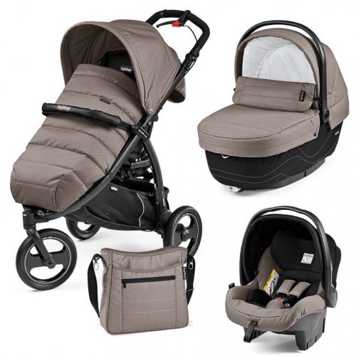 Коляска 3 в 1 Peg-Perego Book Cross  / цвет Mod Beige крем