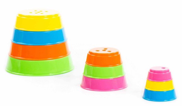 Полесье Занимательная пирамидка, 10 элементов