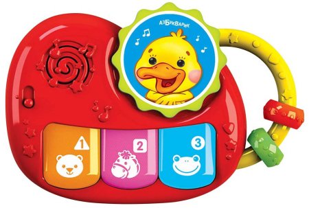 Азбукварик Игрушка-пианино "Утенок"