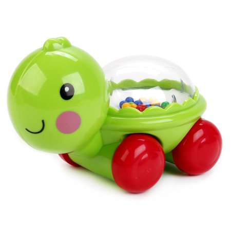 УМка Игрушка развивающая Каталка Черепашка с шариками