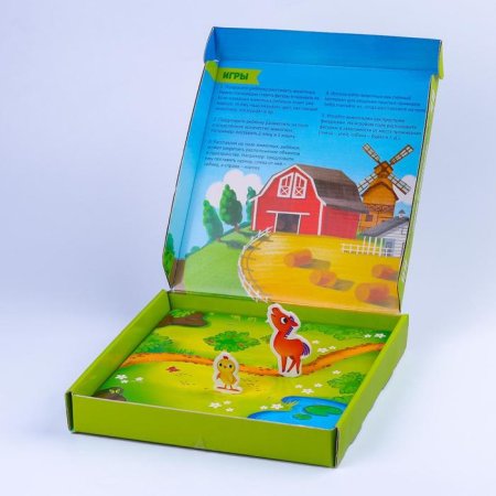 Лесная мастерская Обучающий набор Животные фермы / разноцветный