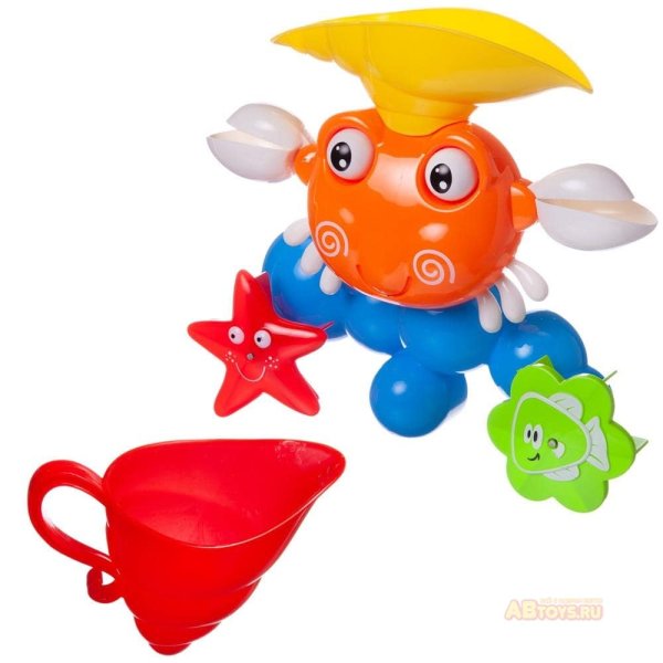 Abtoys Игровой набор "Веселое купание. Краб-мельница" для ванны
