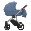 Bebetto Детская коляска 2 в 1 Luca / цвет синий 13, рама серая
