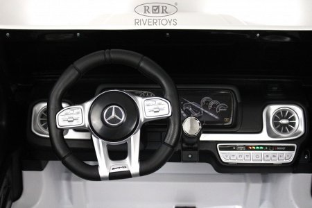 Rivertoys Электромобиль Mercedes-AMG G63 / цвет белый