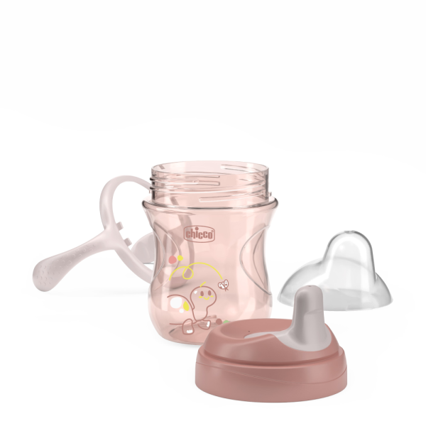 Поильник Chicco Training Cup 6м+, розовый 00006921150000