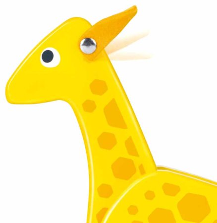 Hape Каталка детская "Жираф", серия "Зверики"