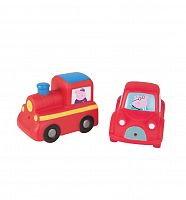 Peppa Pig Игровой набор для ванны Транспорт Пеппы / цвет красный					