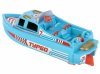 Технодрайв Катер "Турбо" на батарейках / цвет голубой