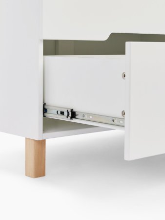 91037, Комод FIOKI V2 + пеленаль.стол (white)