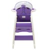 Polini kids Стульчик для кормления 460 / цвет фиолетовый