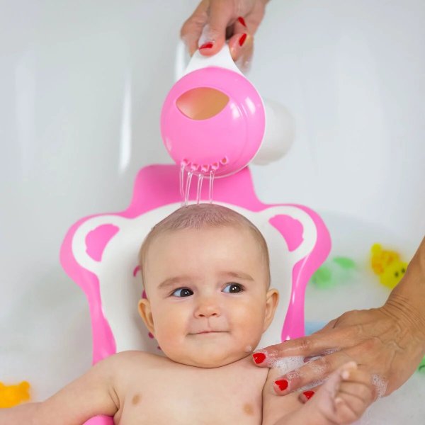 Ok baby горка для ванны buddy мишка / цвет розовый 66 для купания младенца