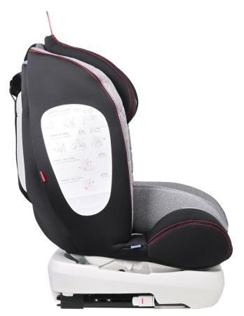 Farfello Автокресло детское 0-36 кг KBH303 Isofix / цвет Серо-чёрный