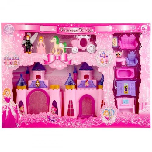 Кукольный домик с мебелью и аксессуарами "Princess castle"