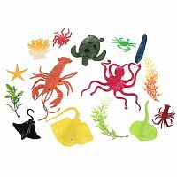 Играем Вместе Игровой набор "Подводный мир" (11 животных + 4 водоросли)