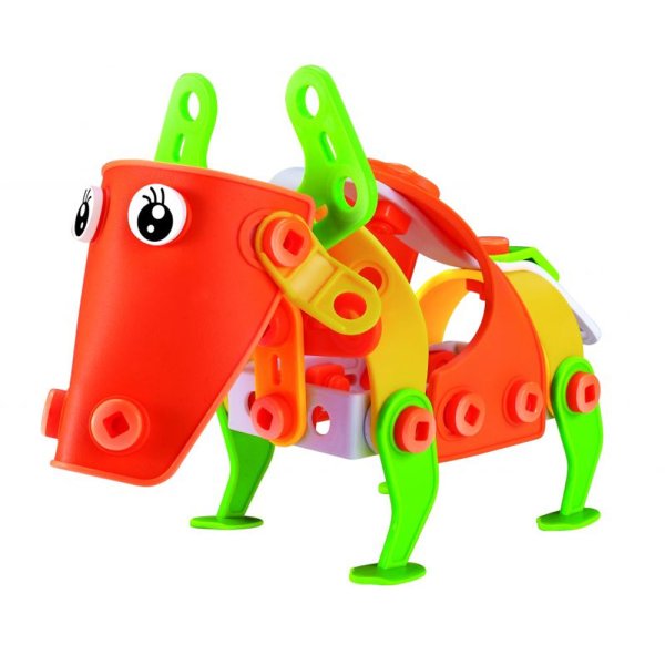 Fun Red Конструктор гибкий "Корова", 66 деталей