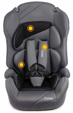 Zlatek Автокресло ZL513 lux Atlantic (9-36 кг) / цвет серый