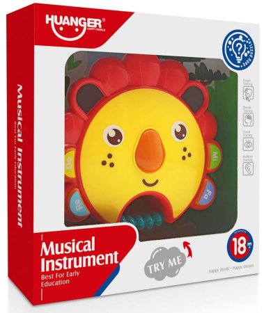 Huanger Музыкальная игрушка-пианино Львенок Fun Lion