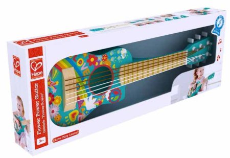 Hape Музыкальная игрушка гитара "Цветы"