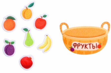 Zabiaka Развивающий набор из фетра «Фрукты»