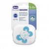 Chicco Пустышка Physio Comfort Одуванчики (силикон), 6+ мес / цвет голубой
