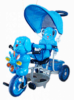 Велосипед 3-х колесный детский собака, синий