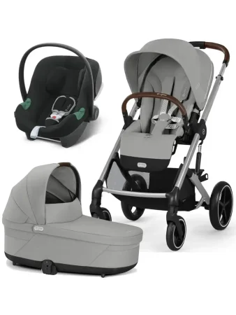 Коляска Cybex Balios S Lux SLV 3в1(+дожд) (Stone Grey)