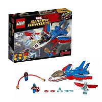 Lego Конструктор Супер Герои Воздушная погоня Капитана Америка					