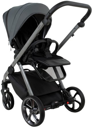 PITUSO Коляска 2в1 Sole короб+прогу. (Grey)