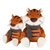 Maxitoys Мягкая игрушка "Тигруша в вязаном шарфе", 20 см