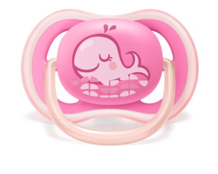 Avent Пустышка utra air Кит, Звезда для девочек