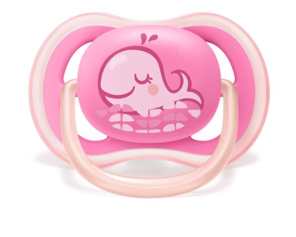 Avent Пустышка utra air Кит, Звезда для девочек
