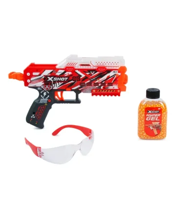 Игровой набор ZURU X-Shot HYPERGEL Стингер (бластер, 3000 снарядов-гранул, защитные очки)