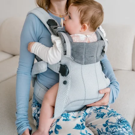 BABYROX рюкзак-переноска Ergonomic mesh/ цвет серебряный, в коробке