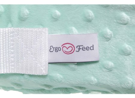ErgoFeed Подушка для кормления эргономичная "Пузырьки" / цвет зеленый